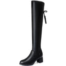 Bota Longboot Cano Longo Em Couro Versátil e Estilosa