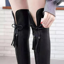 Bota Longboot Cano Longo Em Couro Versátil e Estilosa